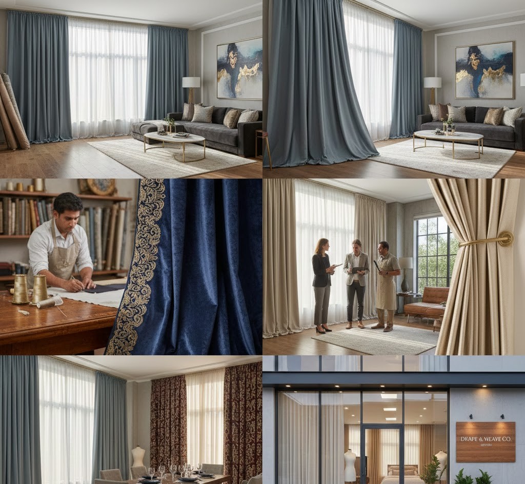 Luxury custom drapes