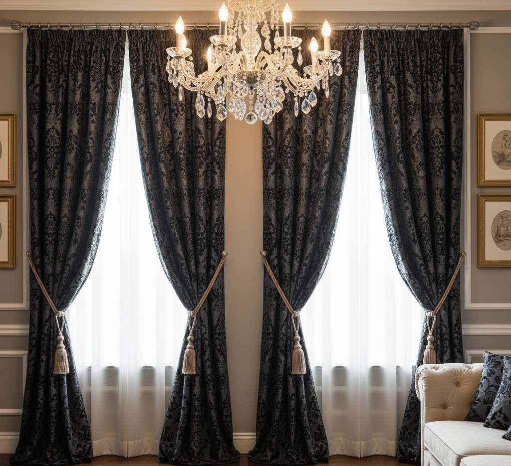 Classic style drapes